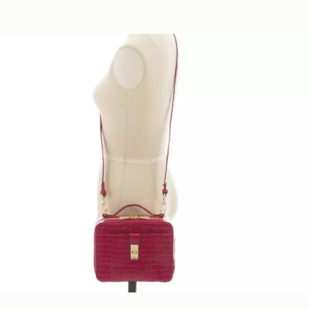 Sold NWT $265 Brahmin Evie Fuchsia La Scala Pink - Picture 8 of 8